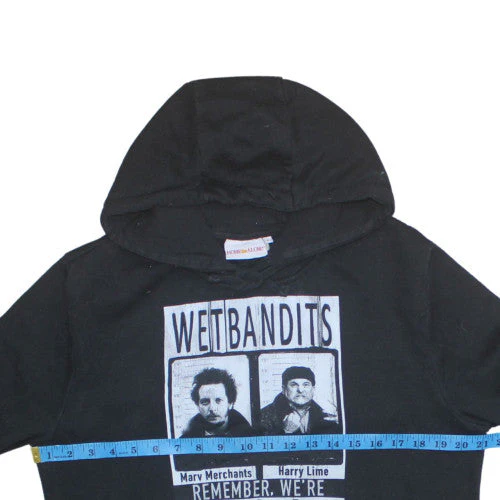 Home Alone Men's Black S Pullover Hoodie Wet Bandits Graphic Print - Image 3