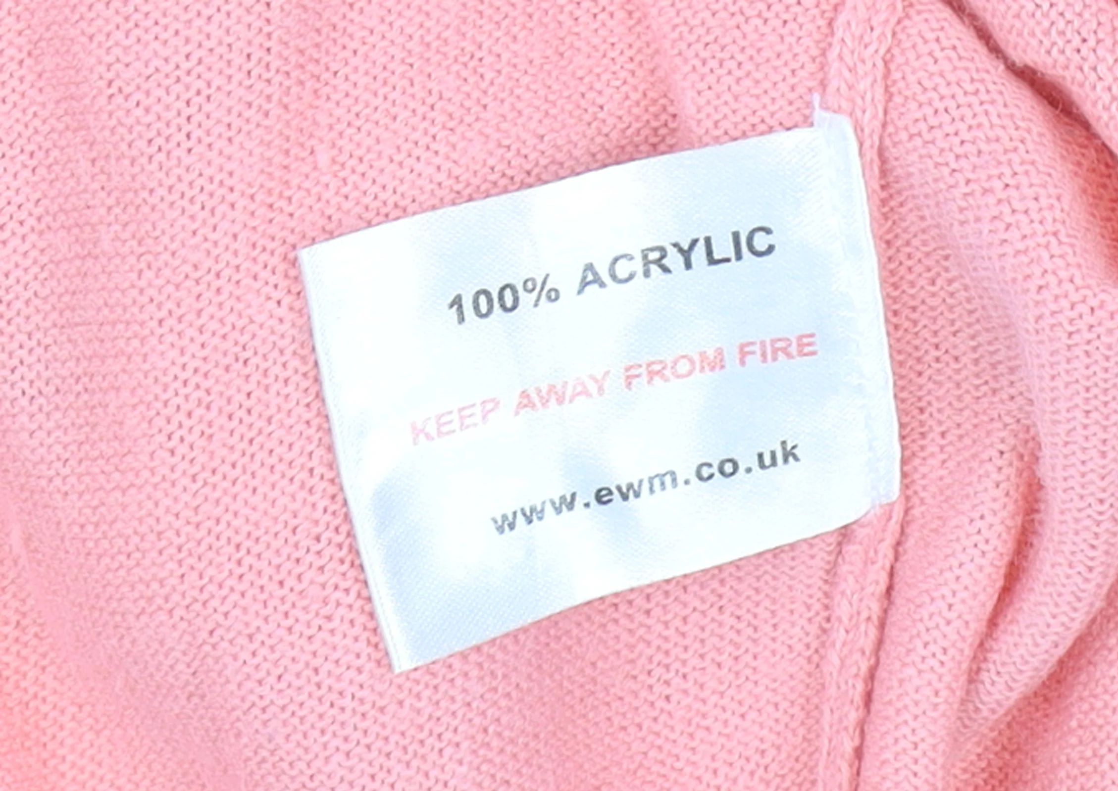 Honor Millburn at EWM Women's Pink 14/16 Long Sleeve Knit Jumper - Image 5