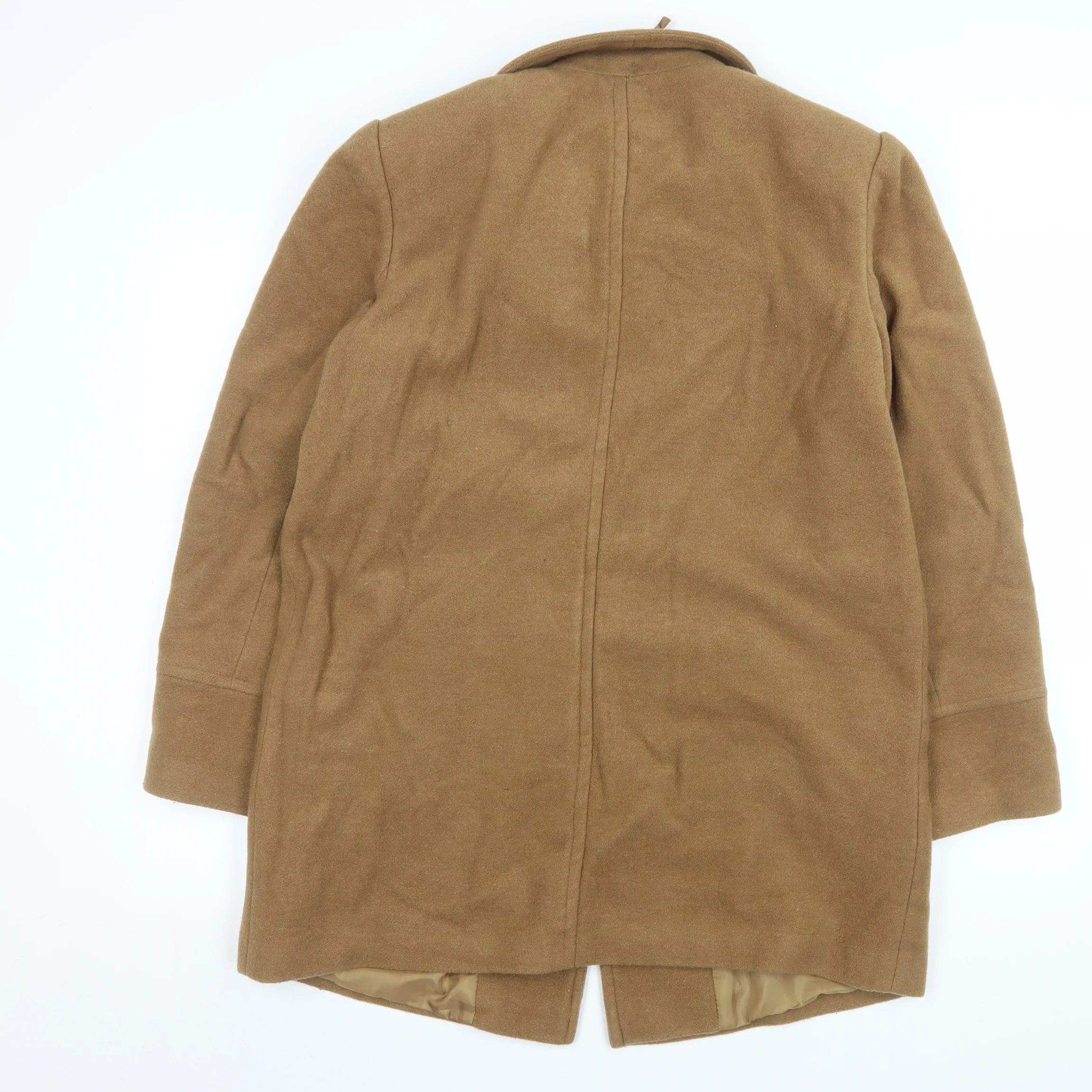 Honor Millburn Women’s Brown Wool Blend Mid-Length Coat Size 14 - Image 3