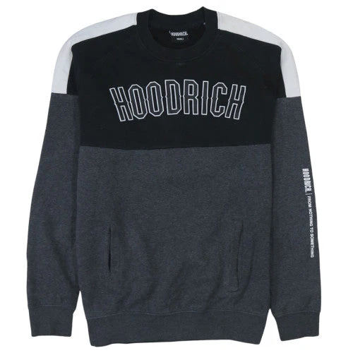 Hoodrich Men’s Grey Small Pullover Sweatshirt with Logo Design