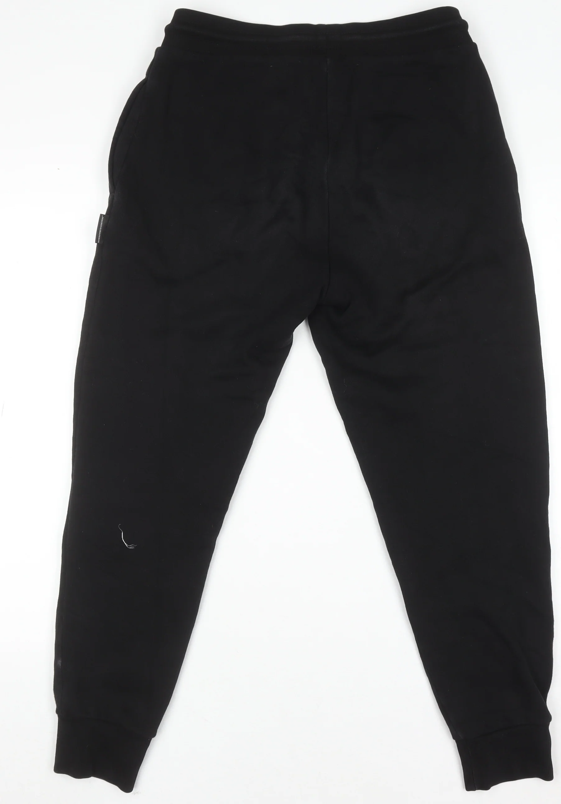 Hoodrich Men's Black Jogger Sweatpants S Regular Fit Fleece Drawstring - Image 3