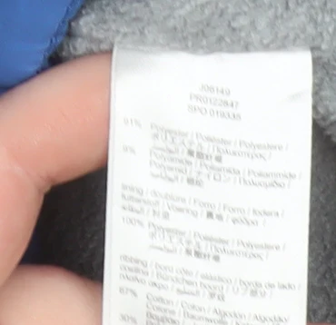 Hugo Boss Blue Unisex Baby 18 Months Puffer Jacket Hooded Winter Coat - Image 4