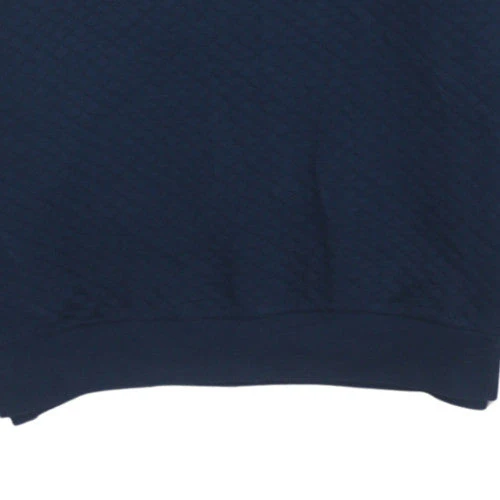 Hugo Boss Men Blue Pullover Sweatshirt M Crew Neck Logo - Image 7