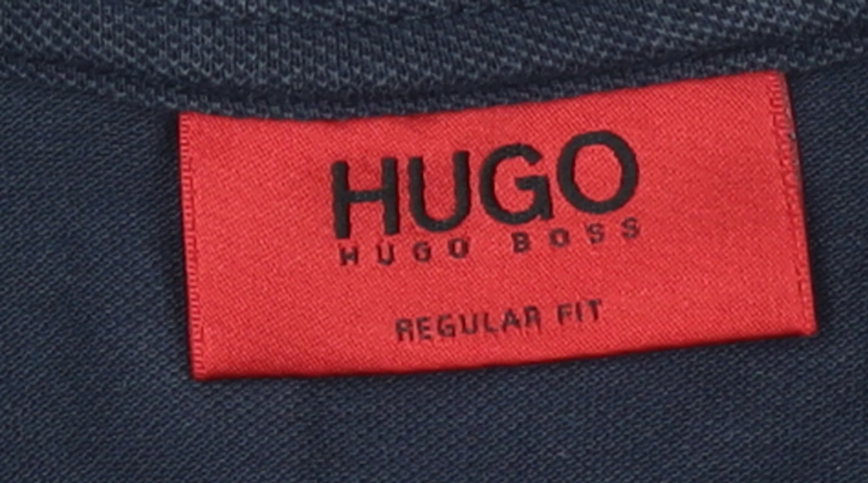 Hugo Boss Men’s Blue Long Sleeve Polo Shirt Size S Regular Fit Cotton - Image 4