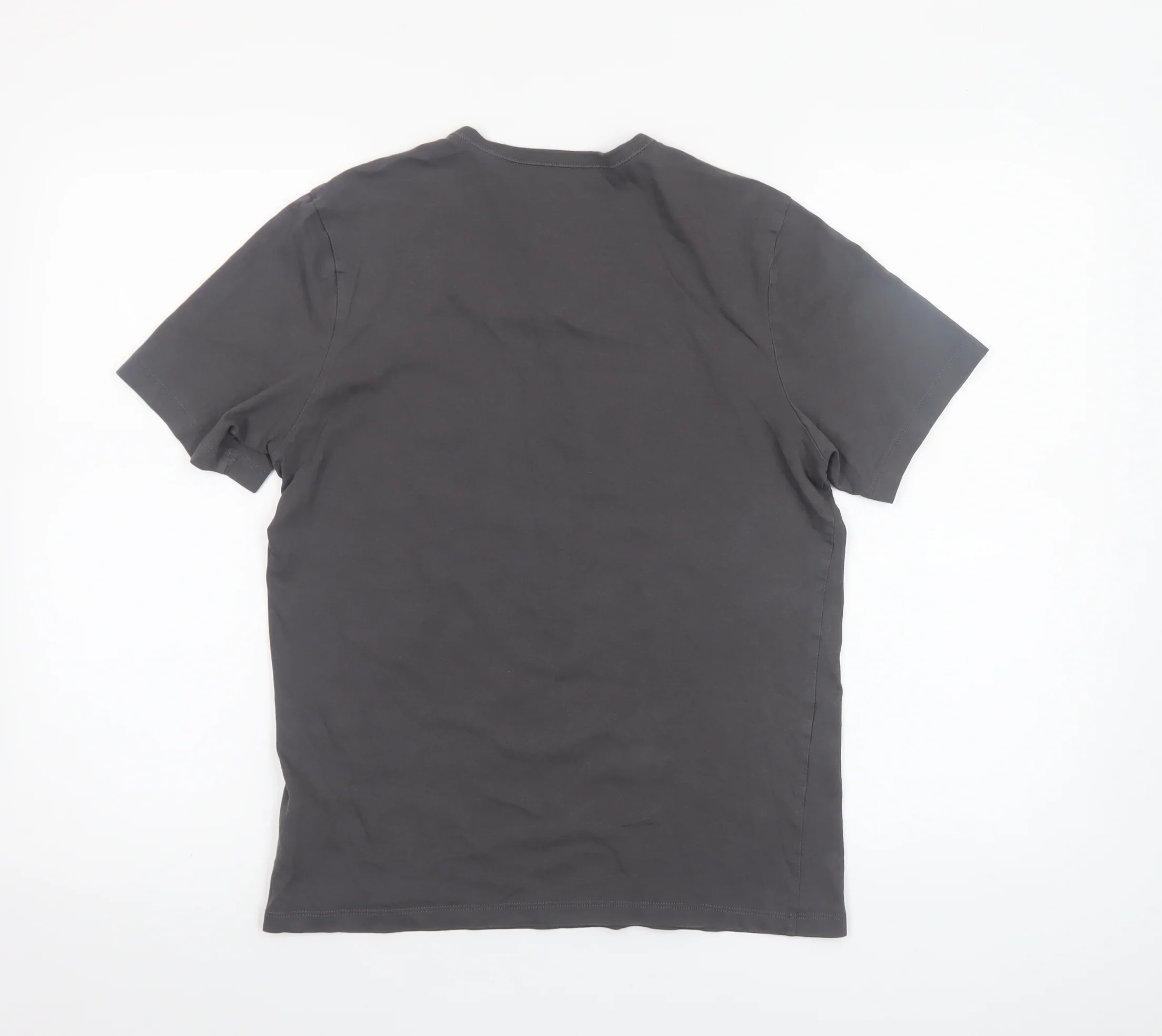 Hugo Boss Men's Black Cotton Crew Neck Logo T-Shirt Size S - Image 3