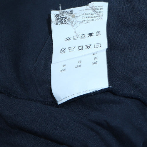 Hugo Boss Men's Black Cotton Crew Neck Short Sleeve T-Shirt Size M - Image 5