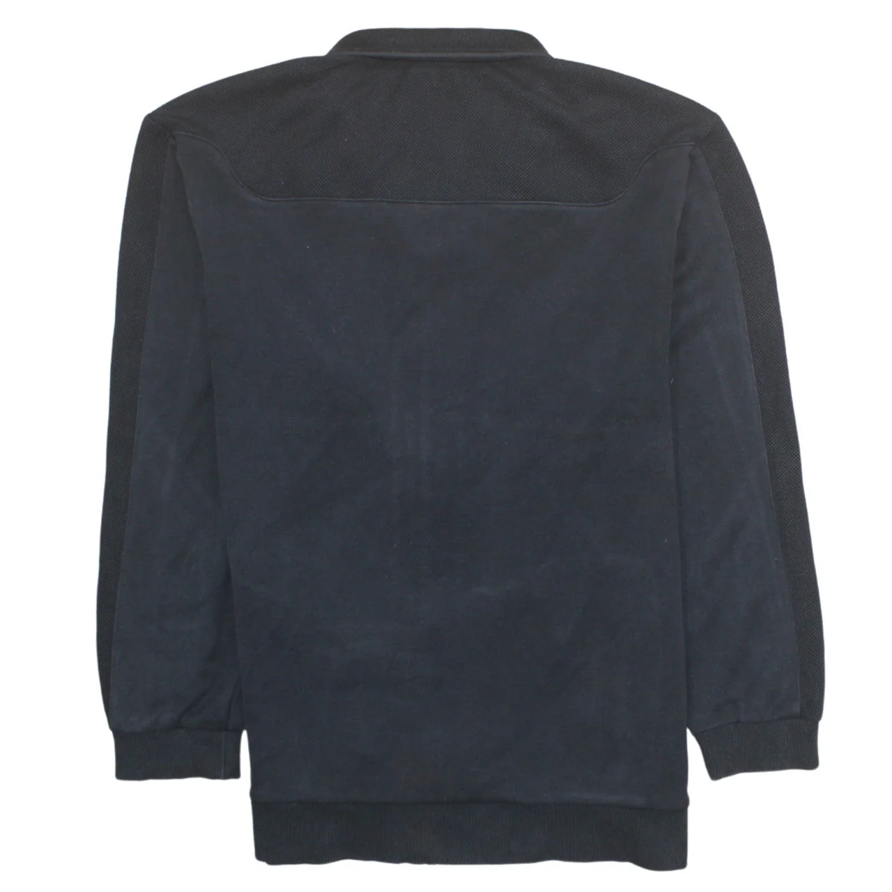 Hugo Boss Mens Black Full Zip Sweatshirt L Logo Trim Athletic Style - Image 4