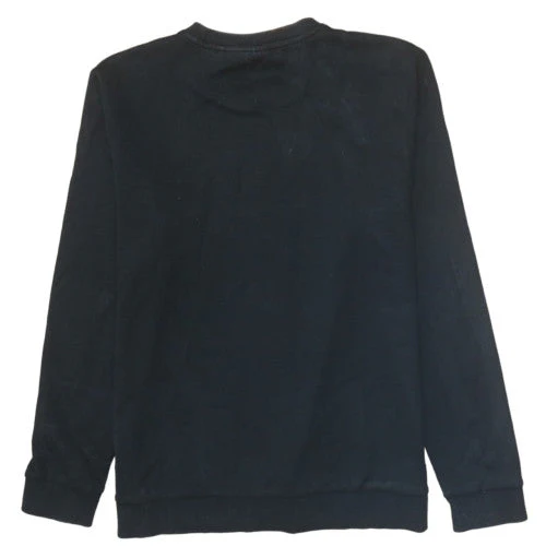 Hugo Boss Men's Black Logo Crew Neck Pullover Sweatshirt Size L - Image 4