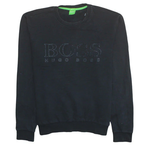 Hugo Boss Men's Black Modern Fit Crew Neck Sweatshirt Size M