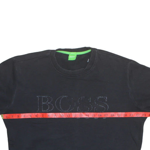 Hugo Boss Men's Black Modern Fit Crew Neck Sweatshirt Size M - Image 2