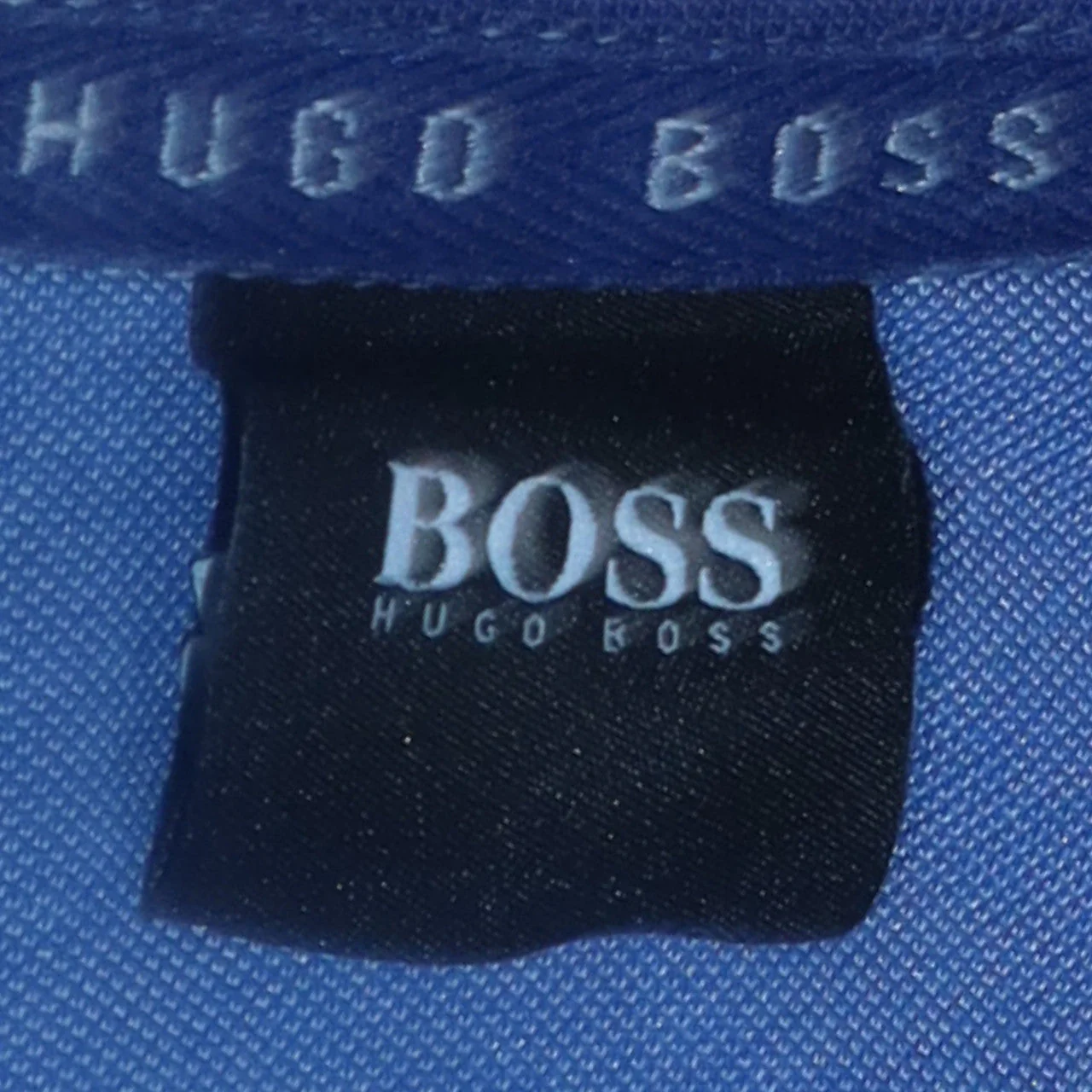Hugo Boss Men's Blue Track Jacket L Cotton Blend Full Zip - Image 5