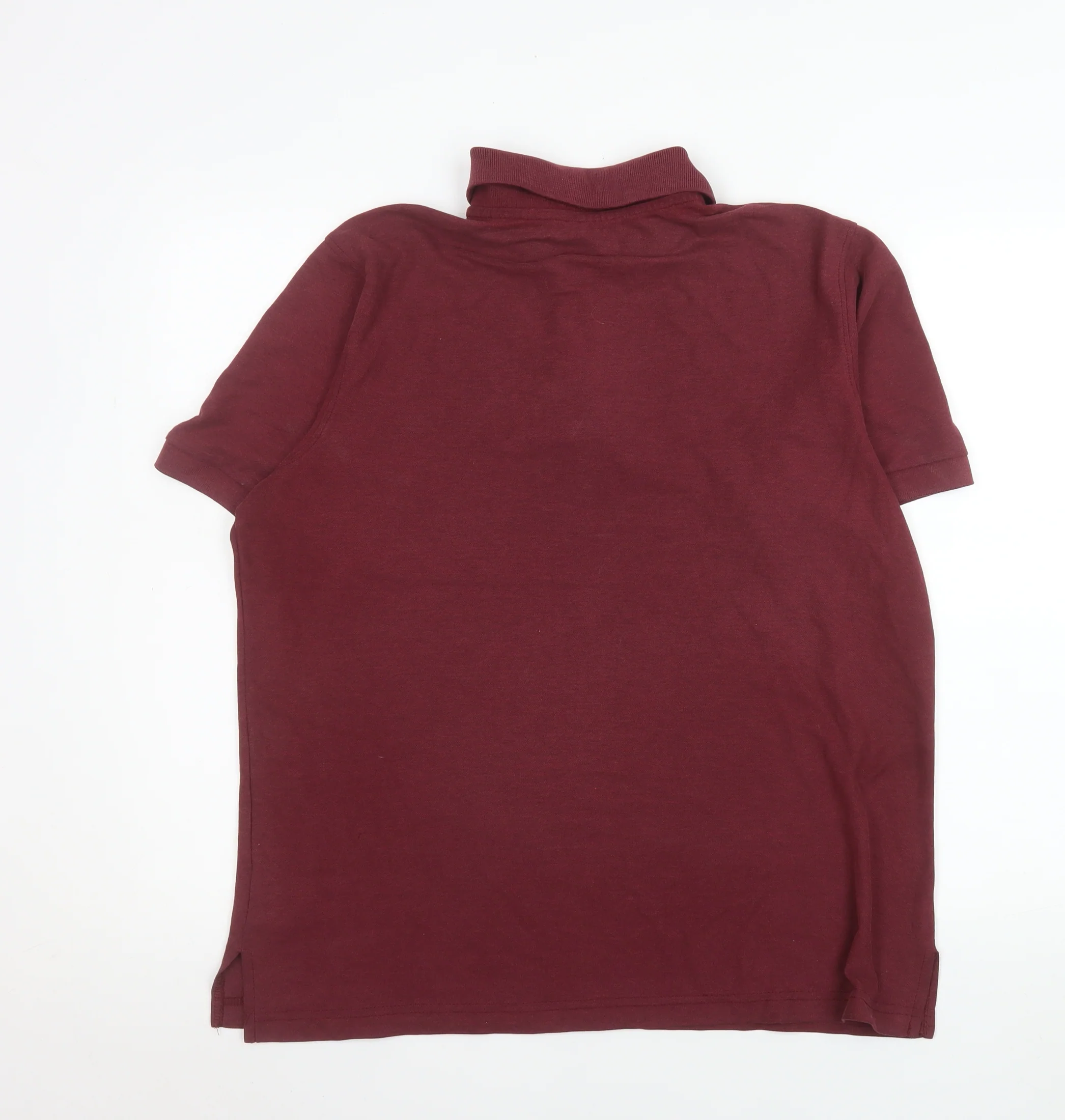 Hugo Boss Men's Red Pima Cotton Polo Shirt XL Regular Fit - Image 3
