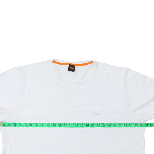 Hugo Boss Men's White Crew Neck Classic Cotton T-Shirt Size XL - Image 3
