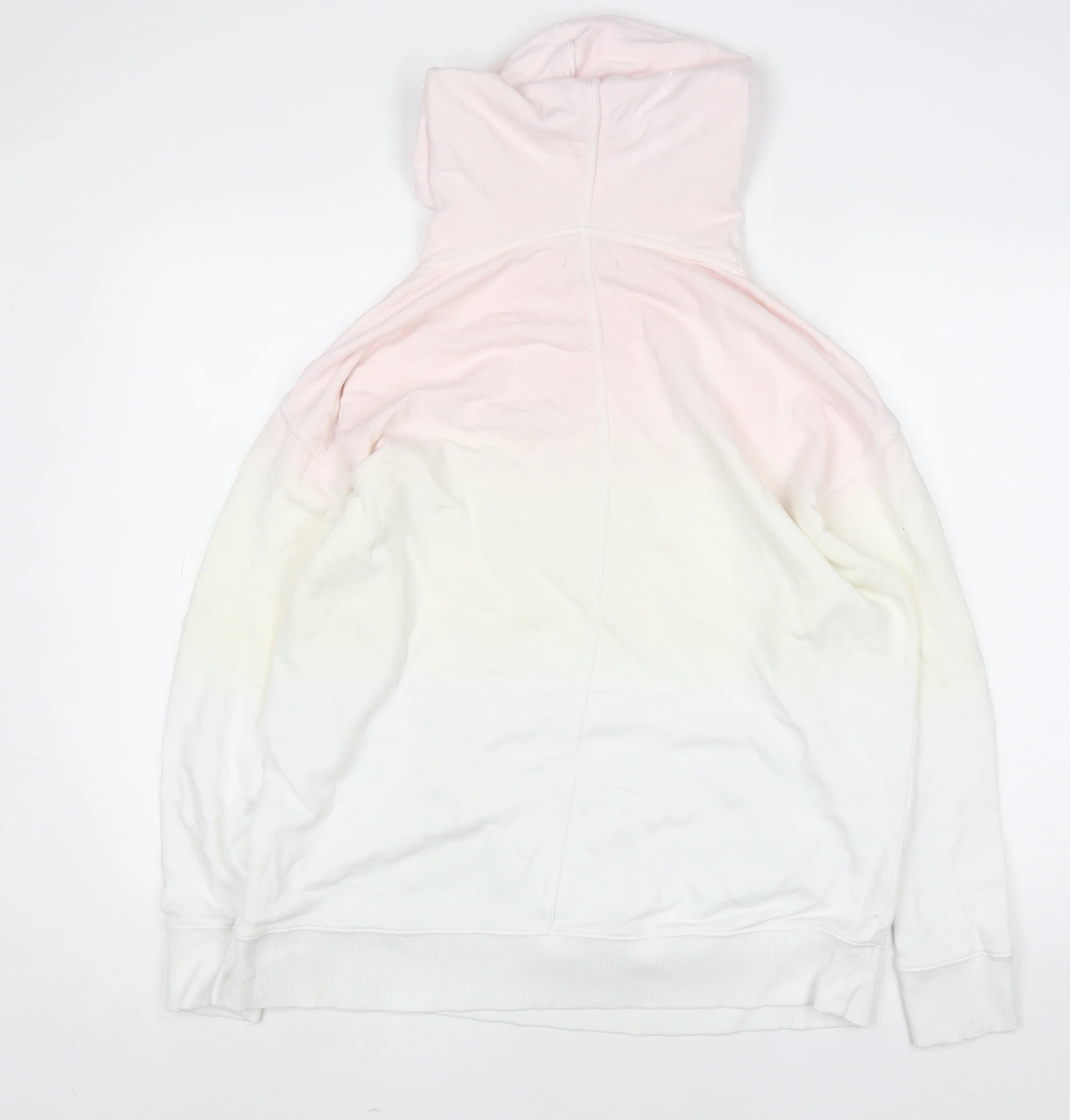 Hush Womens Pink Ombre Pullover Hoodie Size M Organic Cotton - Image 3
