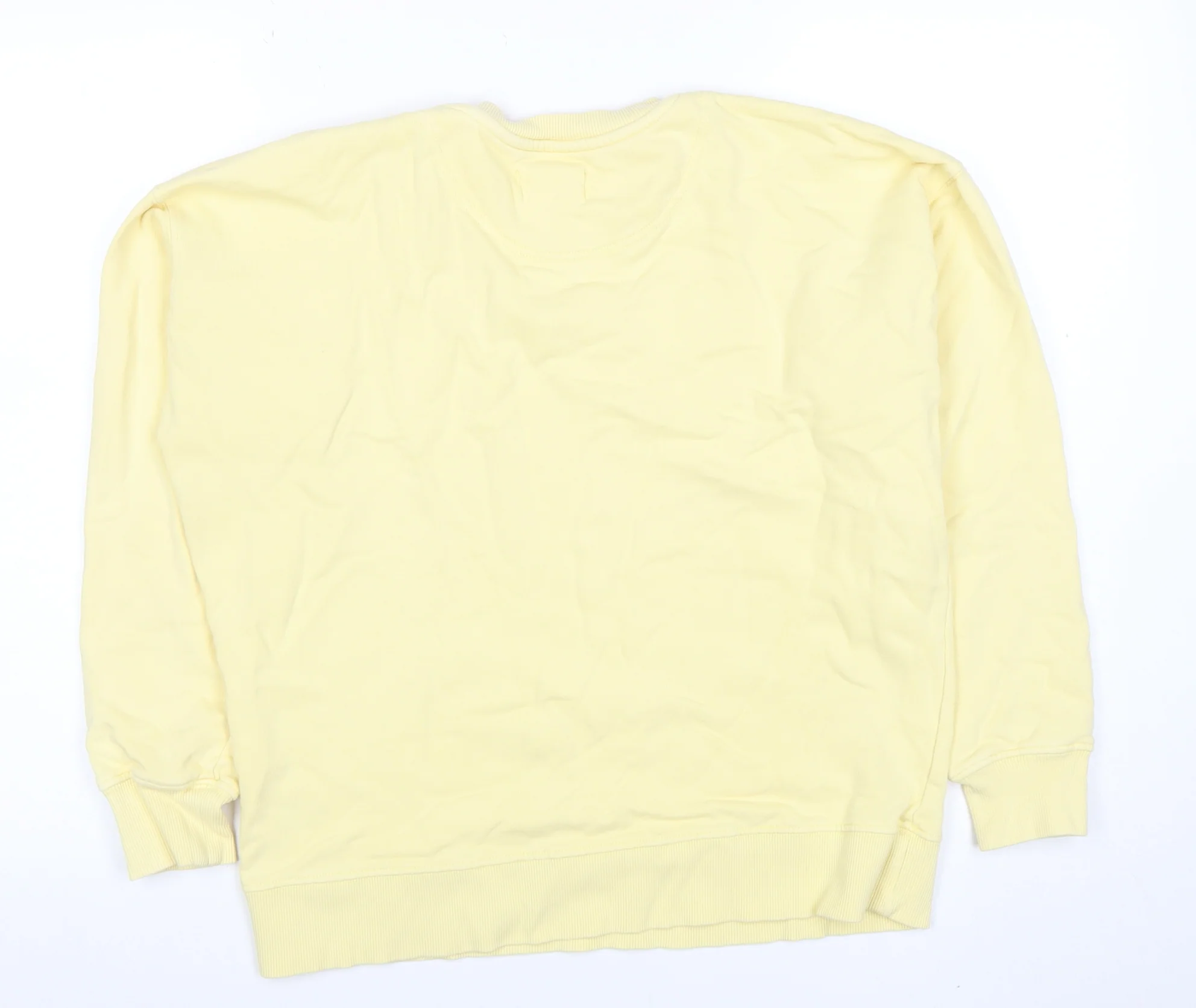 Hush Women's Yellow XS Crew Neck Organic Cotton Sweatshirt - Image 3