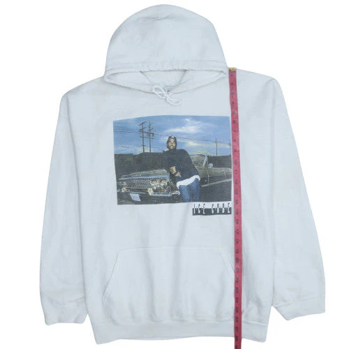 Ice Cube Men's White Pullover Hoodie L Graphic Hip Hop Fleece - Image 3
