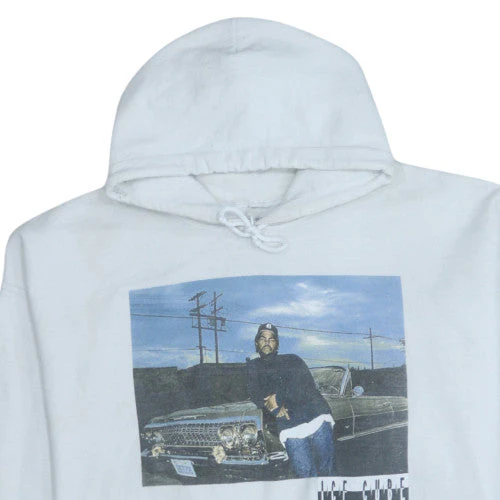 Ice Cube Men's White Pullover Hoodie L Graphic Hip Hop Fleece - Image 8