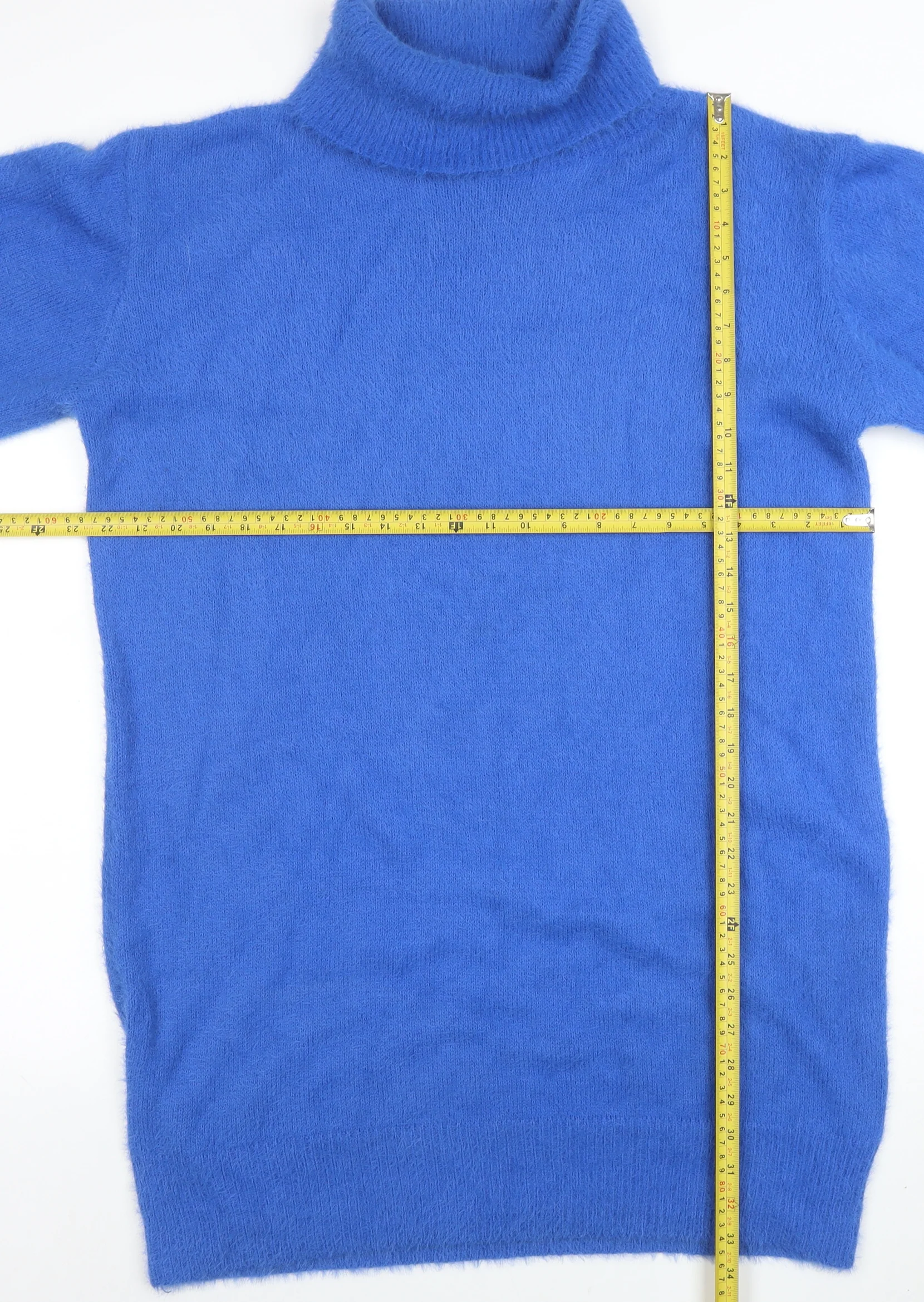 In The Style Women’s Blue Roll Neck Knit Jumper Dress Size 14 - Image 2