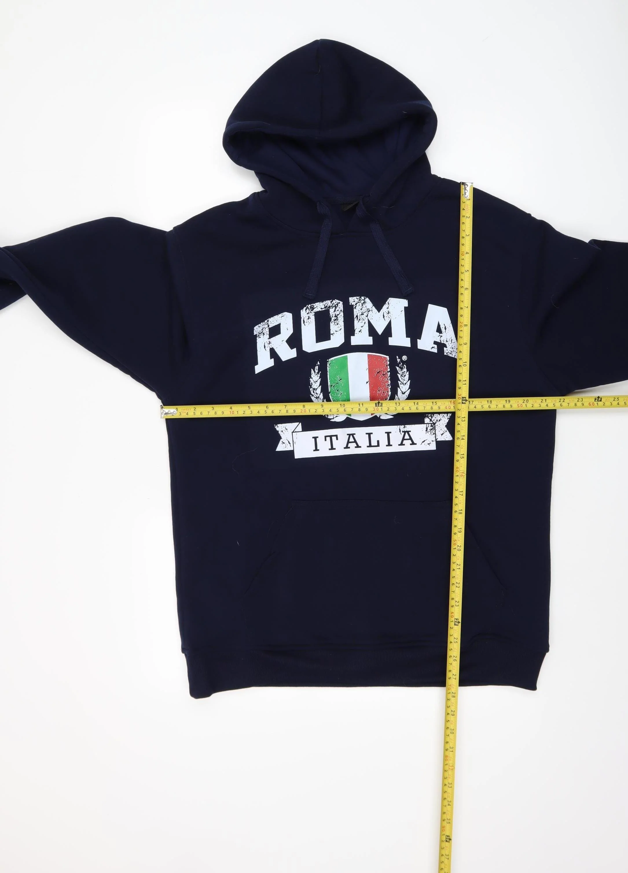 Infinity Men's Blue Roma Italia Graphic Pullover Hoodie XL - Image 2