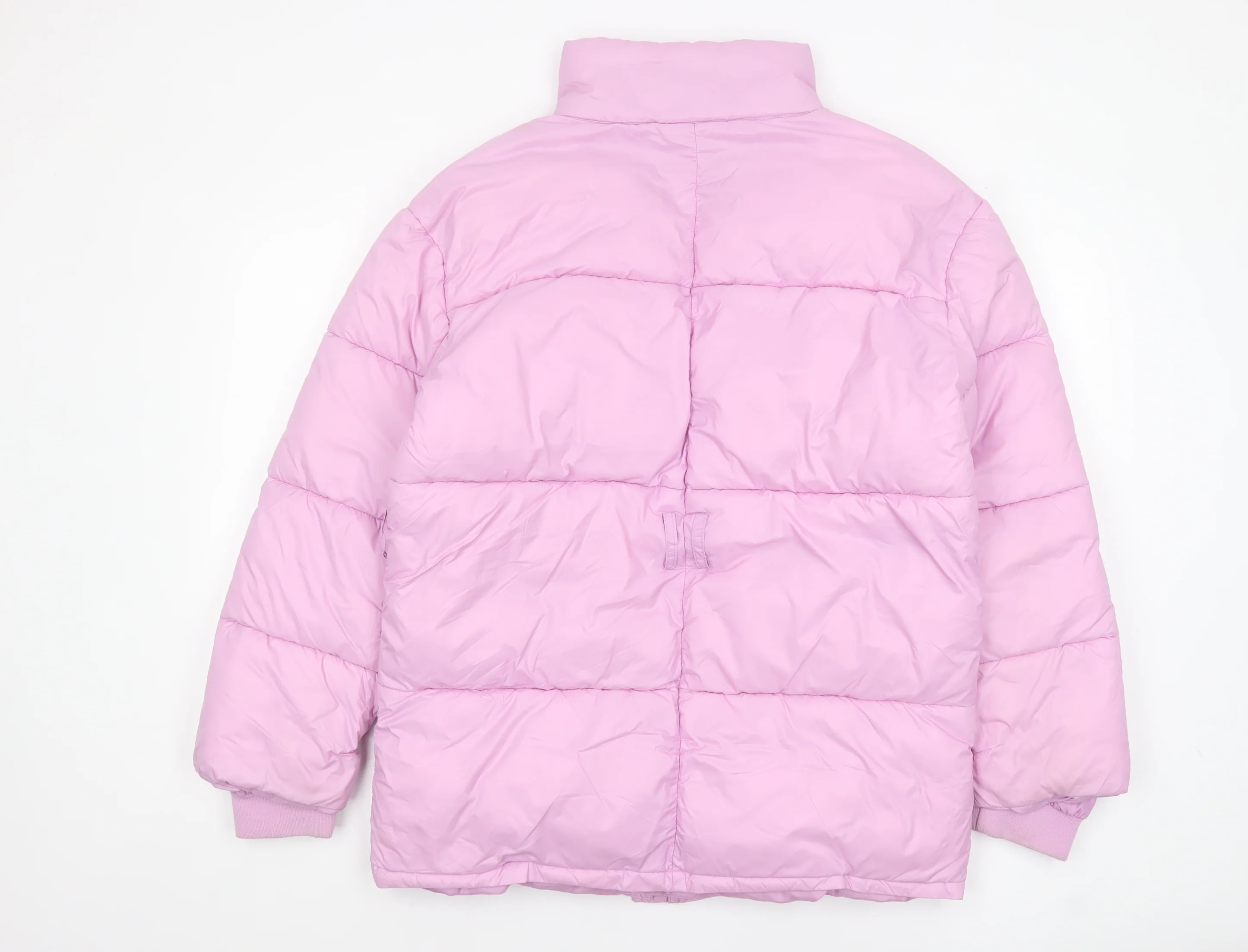 Influence Womens Pink Puffer Jacket UK 12 Winter Quilted Mid-Length Coat - Image 3