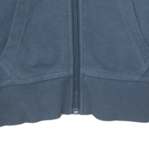 Influx Boys Blue Full Zip Hoodie 4 Years Cotton Blend Casual Sweatshirt - Image 7