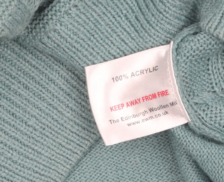 ISLE Womens Green Cable Knit Pullover Jumper Size 14-16 - Image 4