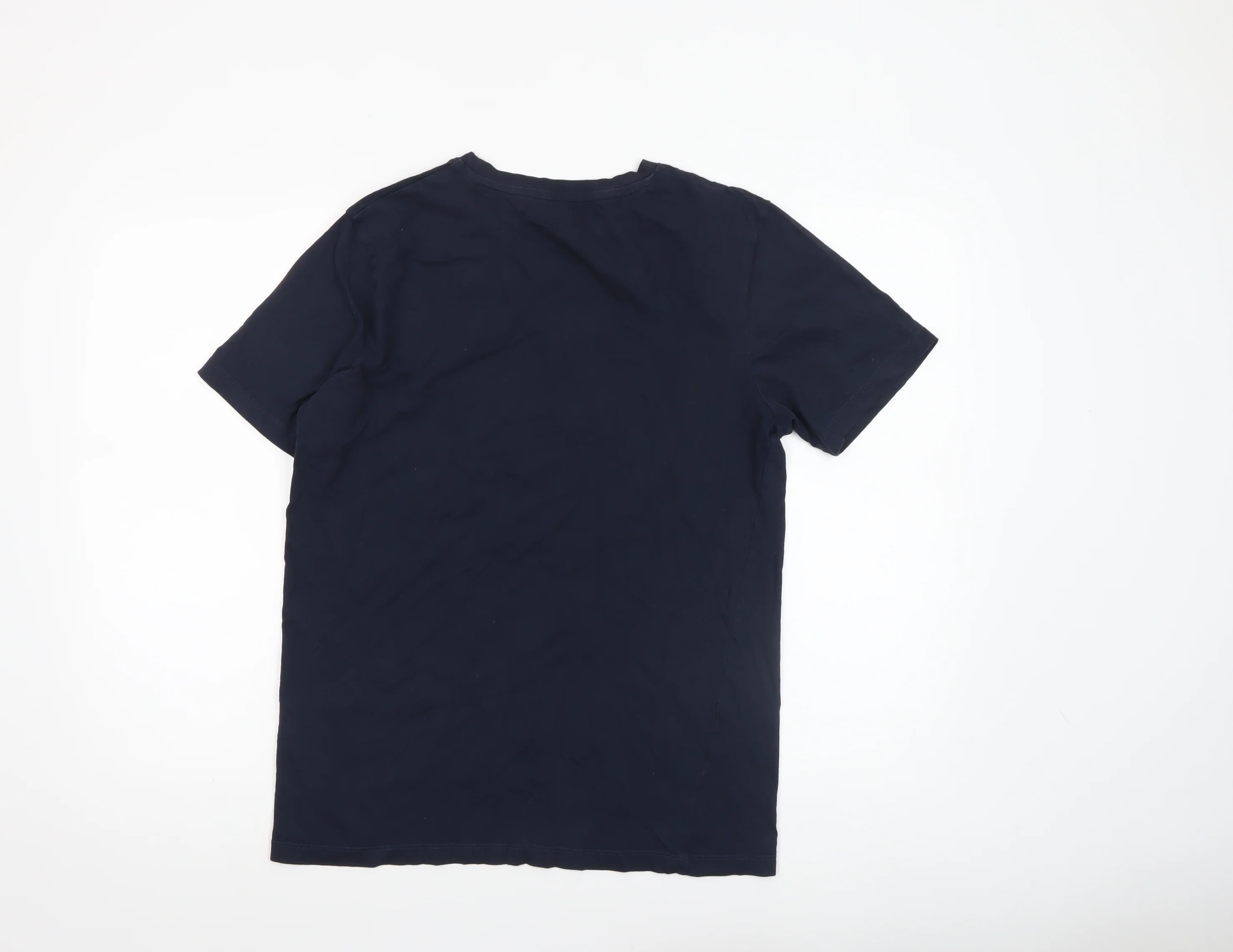 Jack & Jones Men Blue Graphic Print T-Shirt L Regular Fit - Image 3