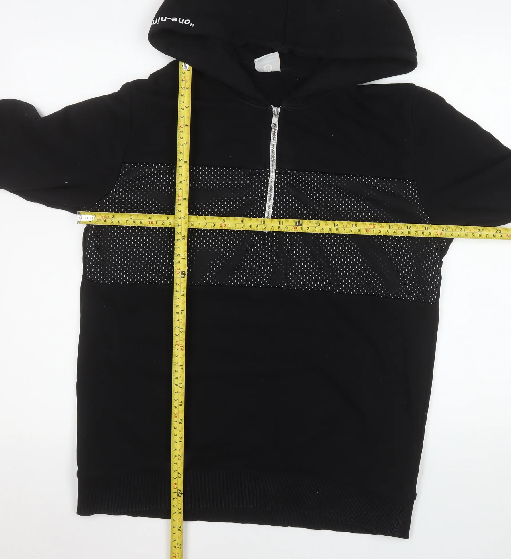 Jack & Jones Men's Black L Hooded 1/4 Zip Basic Jacket - Image 2