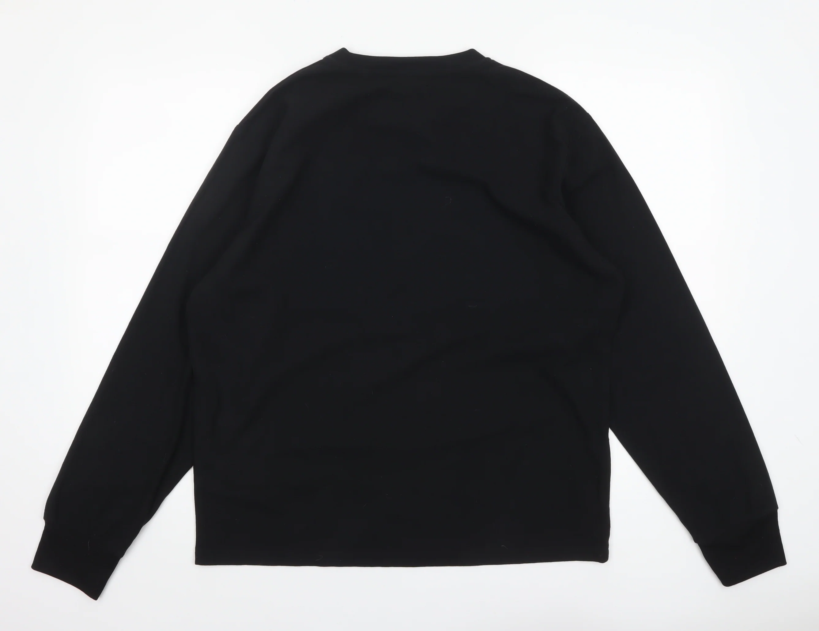Jack & Jones Men's Black Long Sleeve Crew Neck Top Size M - Image 3