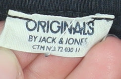 Jack & Jones Men's Black XL Tropical Floral Graphic T-Shirt - Image 4