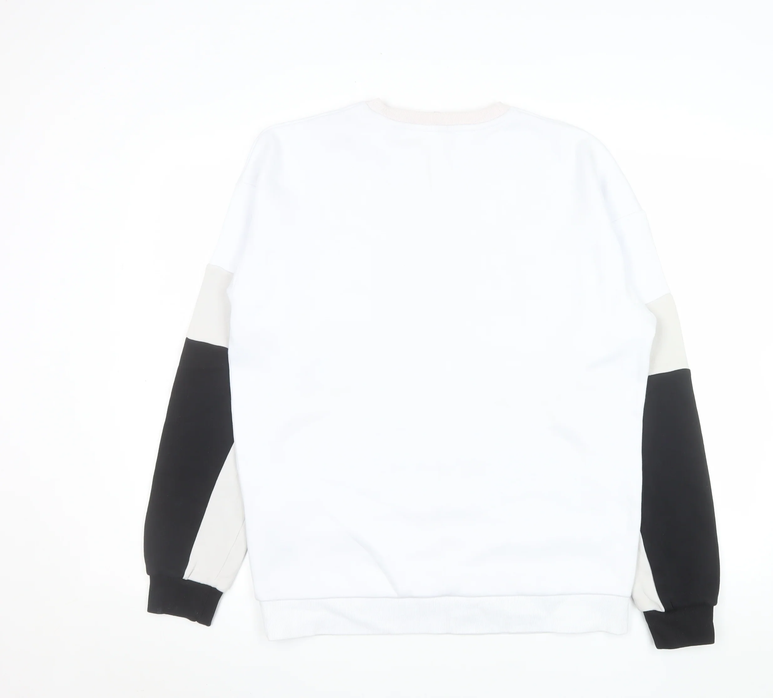 Jack & Jones Men's White Crew Neck Graphic Sweatshirt Size M - Image 3