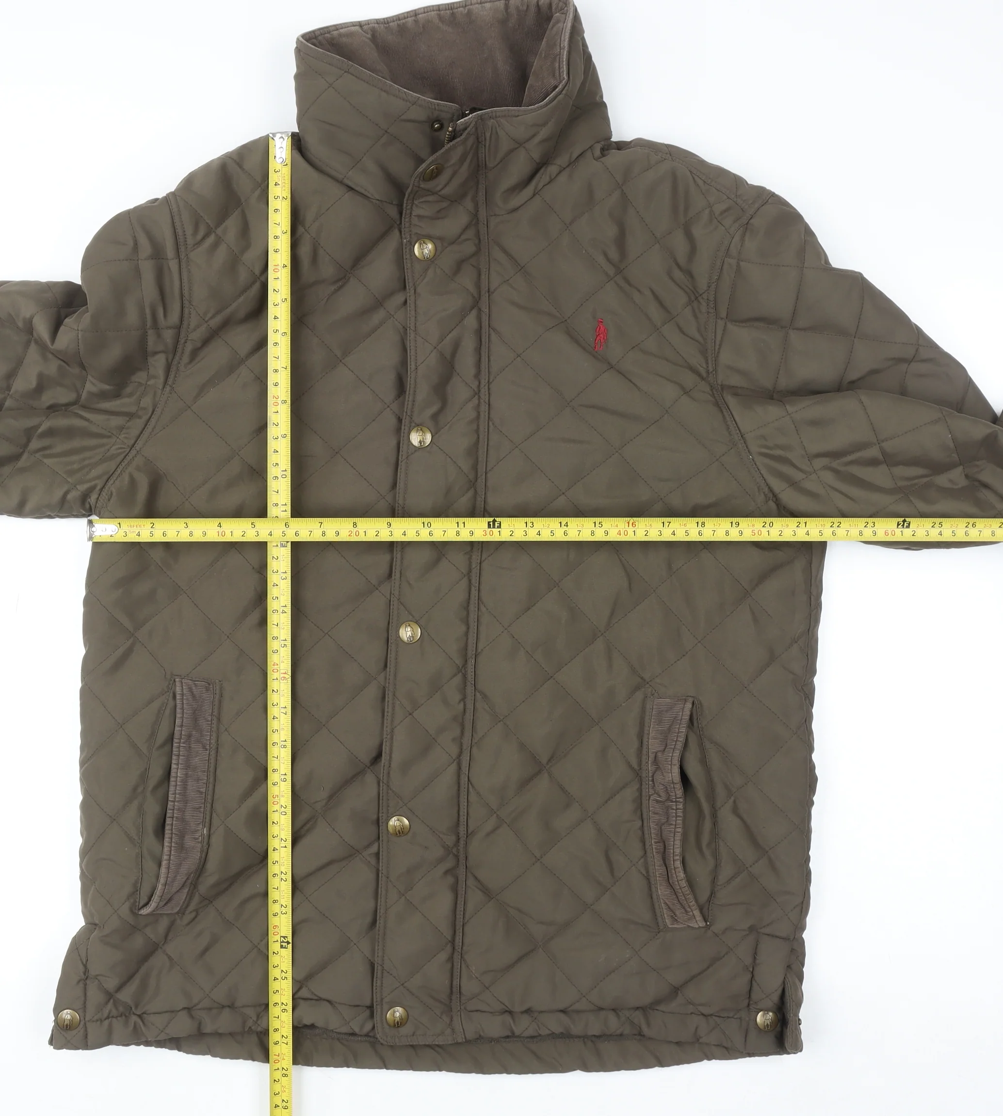 Jack Murphy Men’s Brown Quilted Mid-Length Jacket M Polyester Outdoor Wear - Image 2