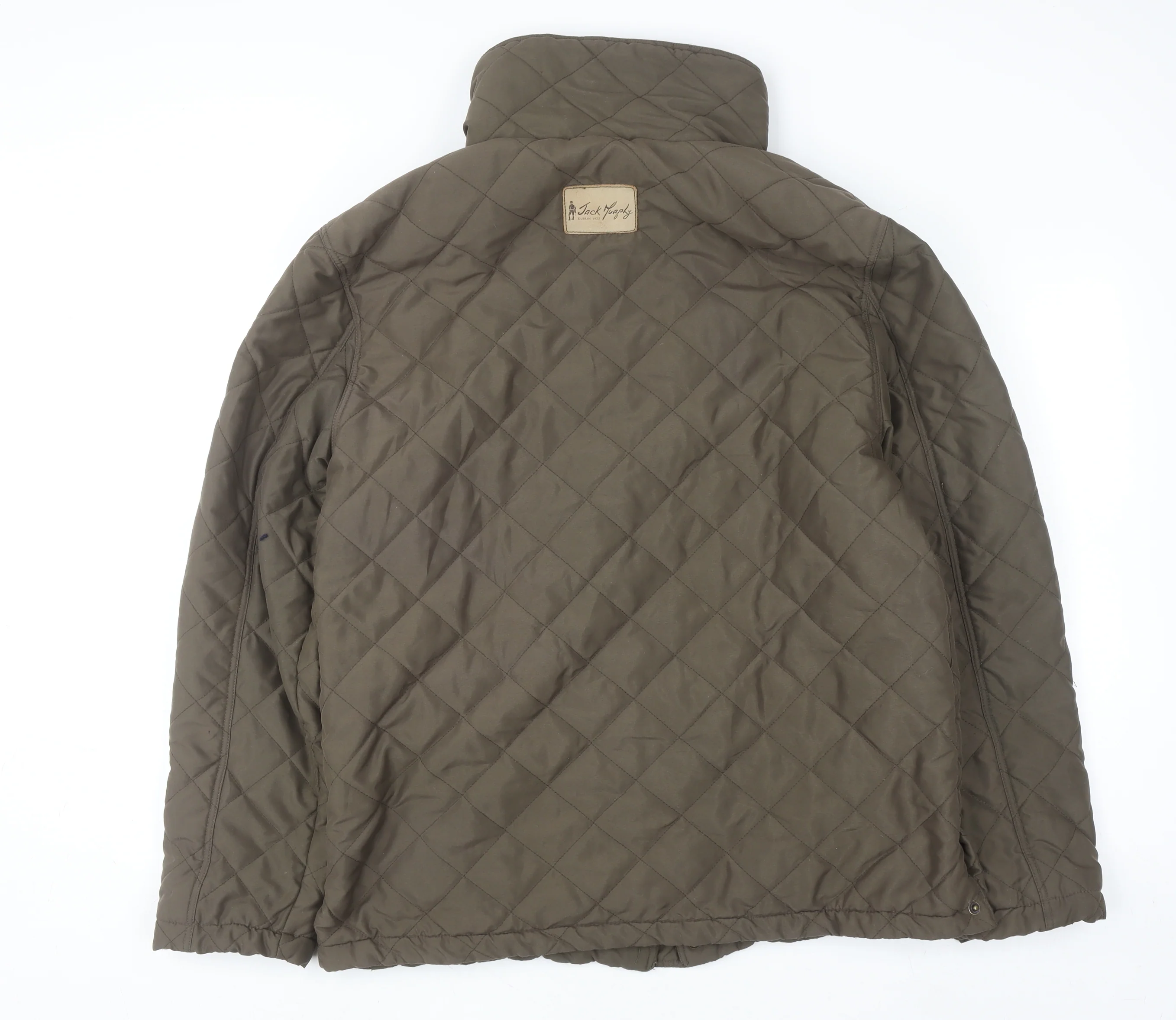 Jack Murphy Men’s Brown Quilted Mid-Length Jacket M Polyester Outdoor Wear - Image 3