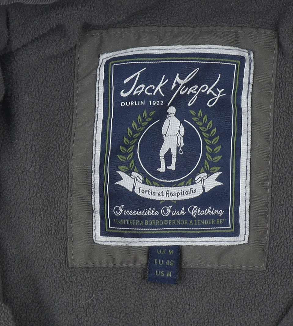 Jack Murphy Men’s Brown Quilted Mid-Length Jacket M Polyester Outdoor Wear - Image 4