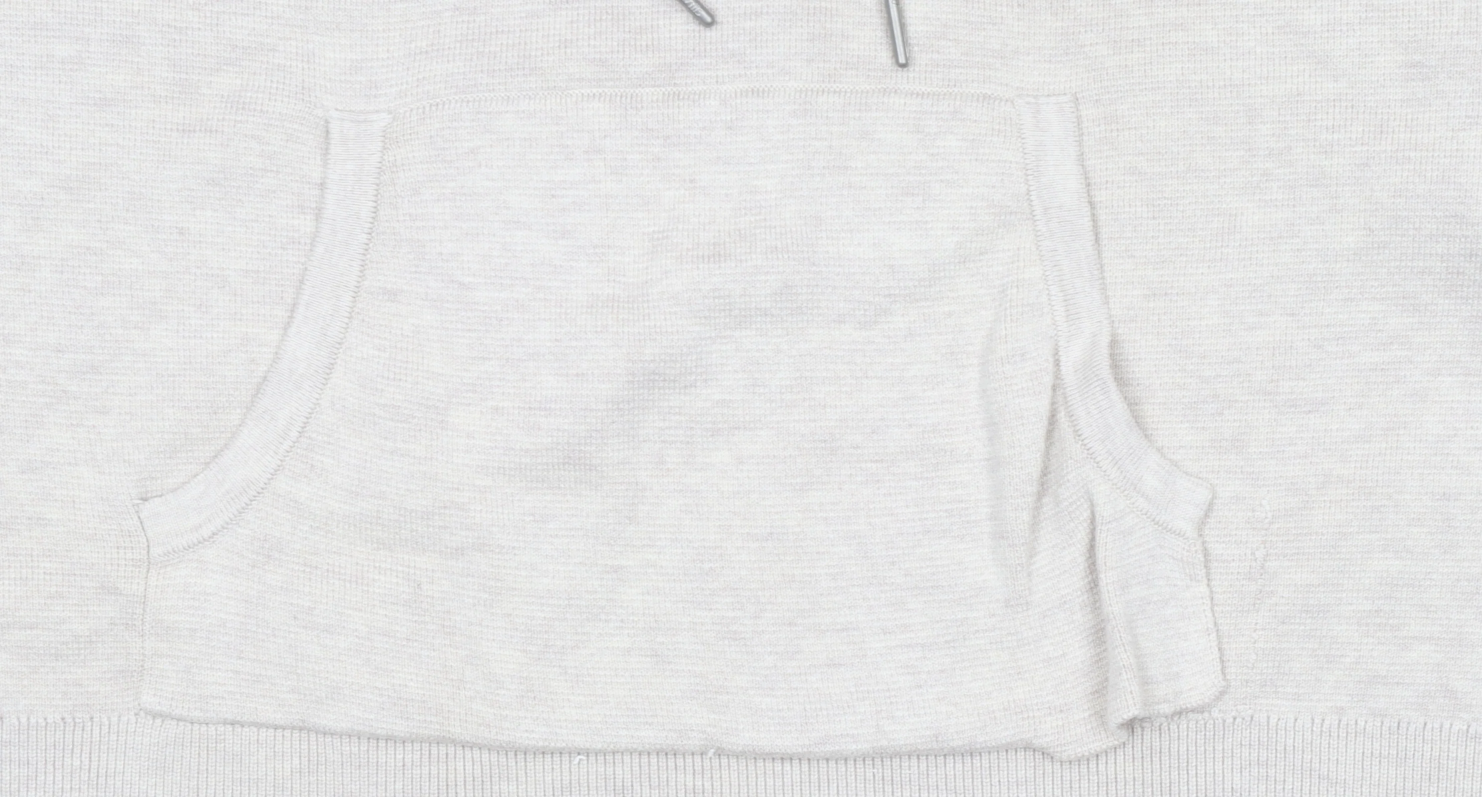 Jack Wills Womens Beige Hooded Pullover Jumper Size 14 - Image 5