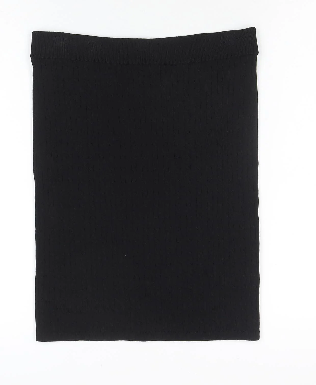 Jack Wills Women's Black Knit Stretch Pencil Skirt Size 10