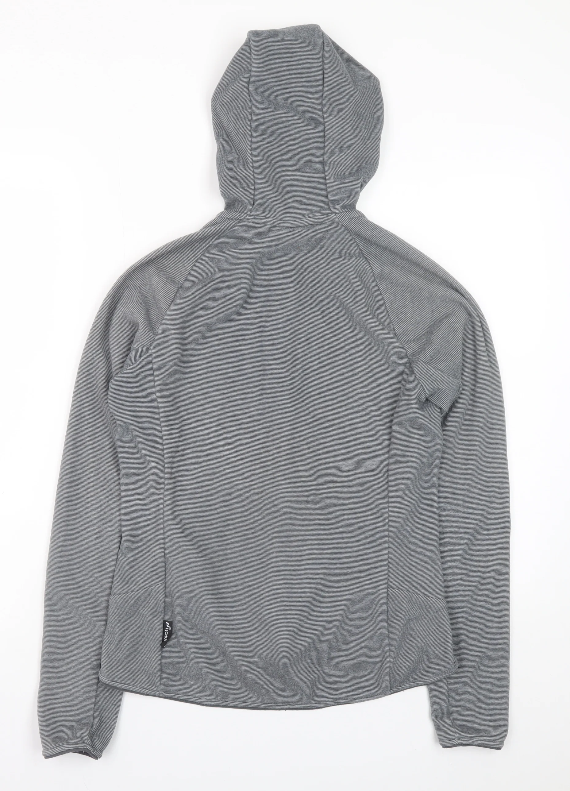 Jack Wolfskin Unisex Grey Full Zip Hoodie Size S Lightweight Outdoor - Image 3