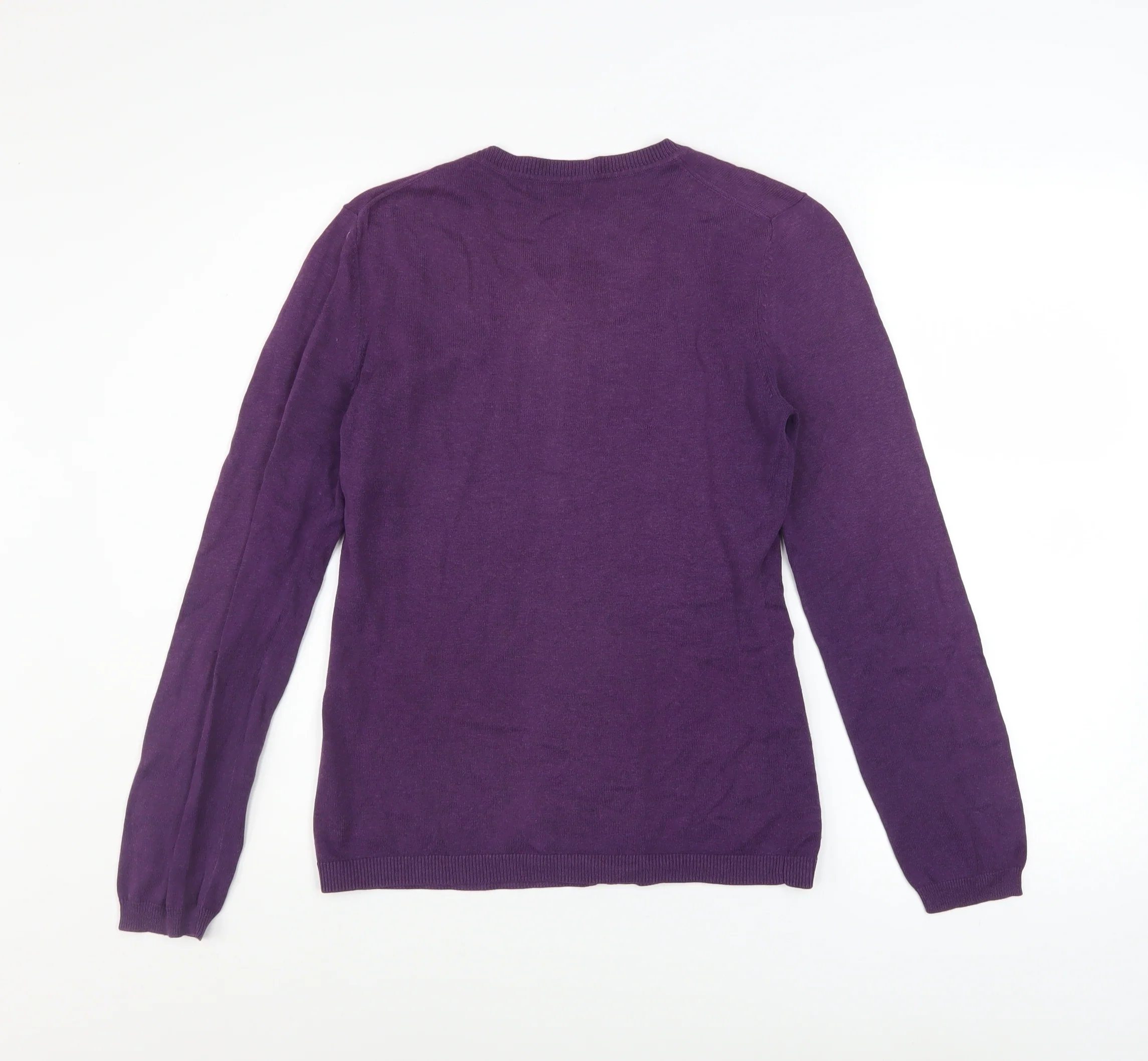 Jackpot Women’s Purple Cotton Button Cardigan Size S - Image 3