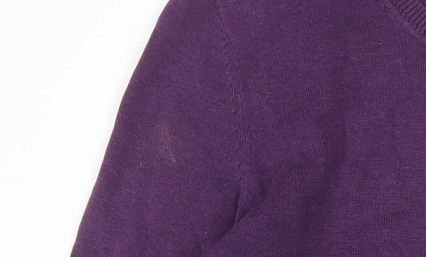 Jackpot Women’s Purple Cotton Button Cardigan Size S - Image 5