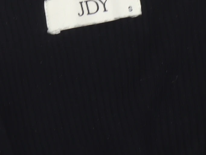 Jacqueline de Yong Women's Black V-Neck Button Knit Cardigan Size S - Image 5