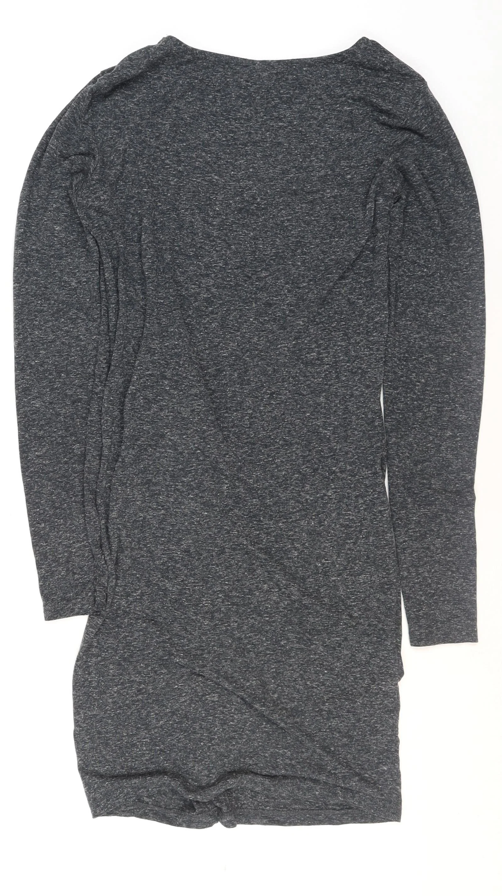 Jacqueline de Yong Women's Grey Long Sleeve Shift Dress Size S - Image 3