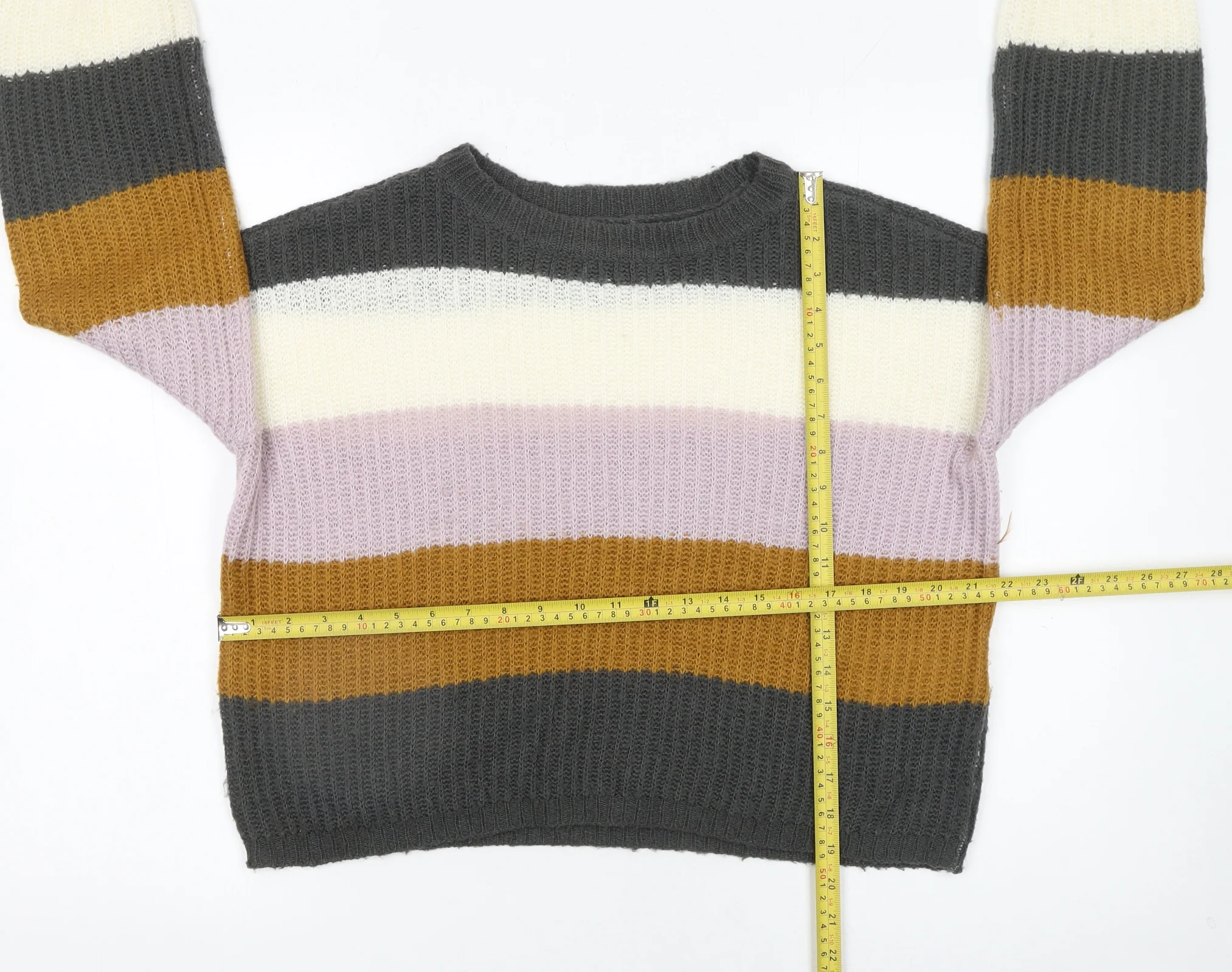 Jacqueline de Yong Women's Multicoloured M Knit Pullover Jumper - Image 2