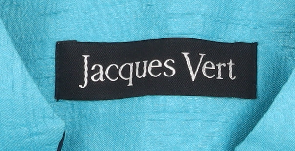 Jacques Vert Women's Blue Shawl Collar Blazer UK 16 - Formal Tailored Jacket - Image 5