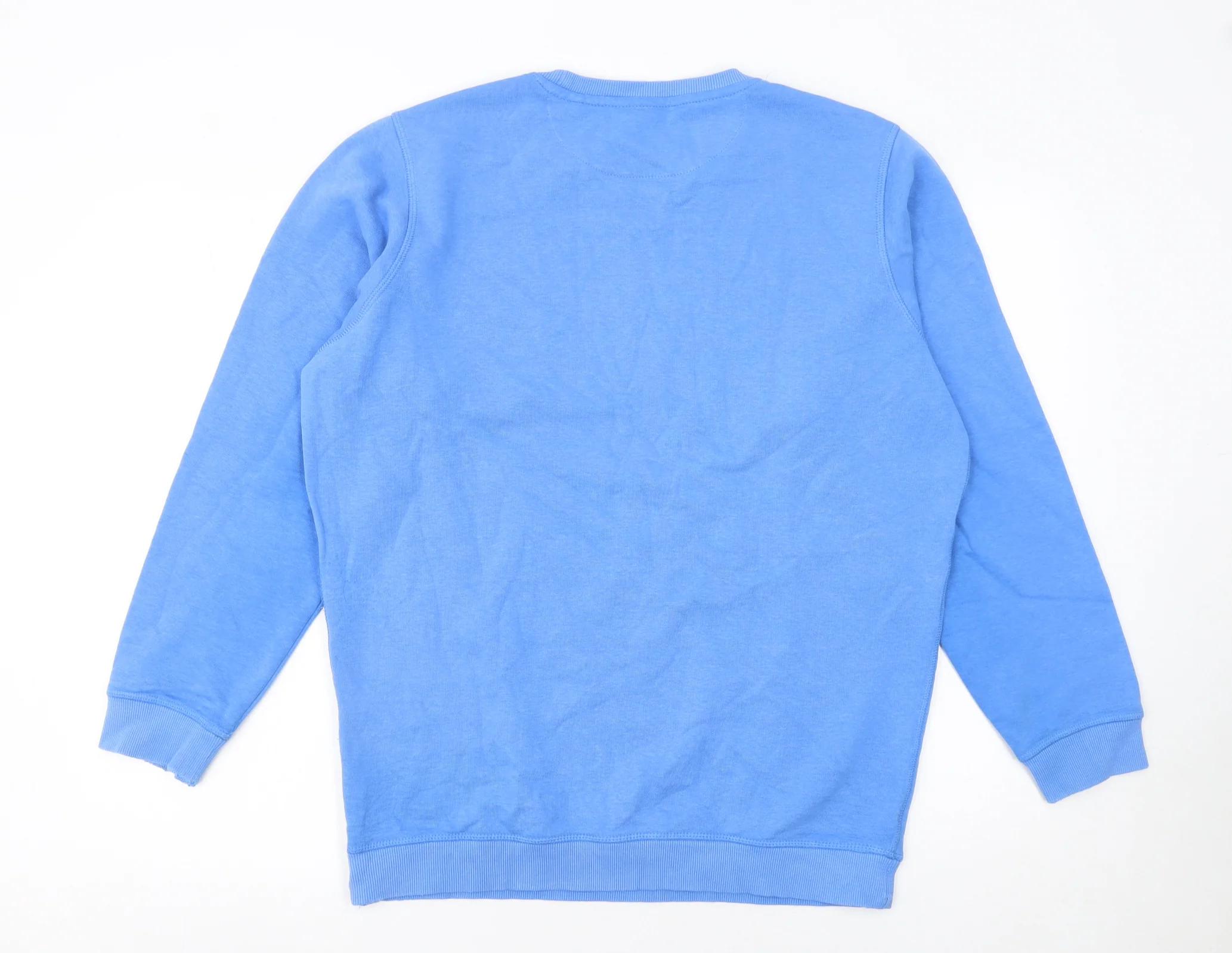 James Pringle Men's Blue Crew Neck Pullover Sweatshirt Medium - Image 3