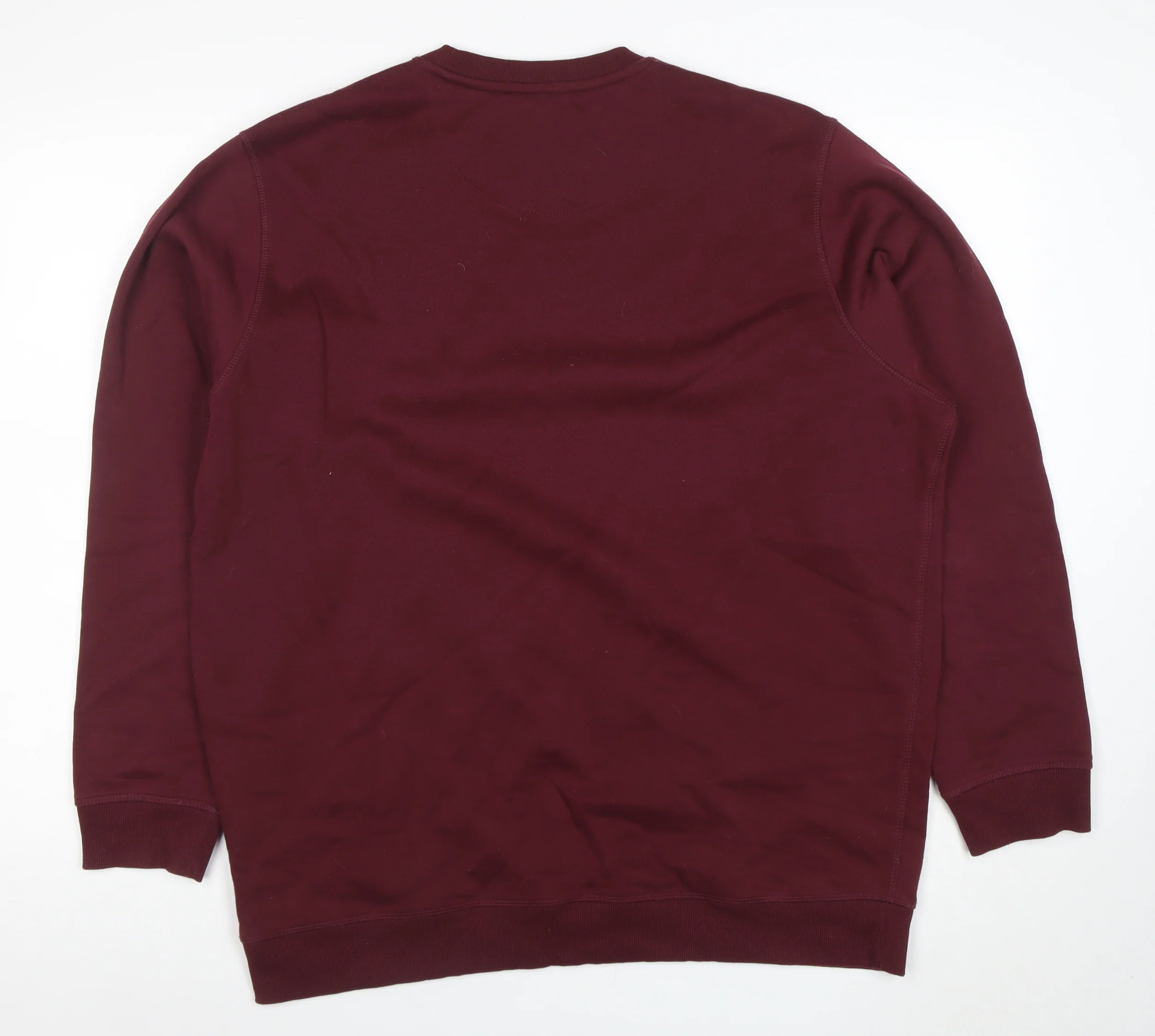 James Pringle Men's Red XL Pullover Crew Neck Sweatshirt - Image 3