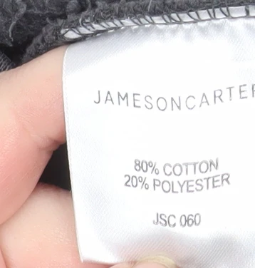 Jameson Carter Men's Black Jogger Sweatpants M Regular Fit - Image 5