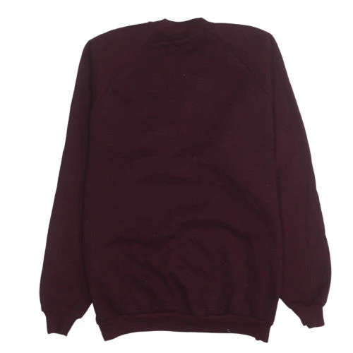 Jerzees Women’s Burgundy Hard Rock Cafe Nassau Pullover Sweatshirt XL - Image 4