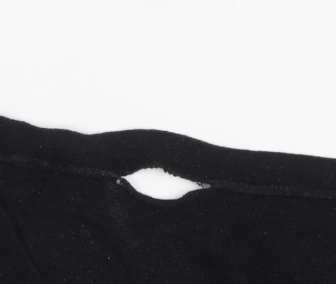 Jigsaw Womens Black V-Neck Silk Blend Pullover Jumper XS - Image 6