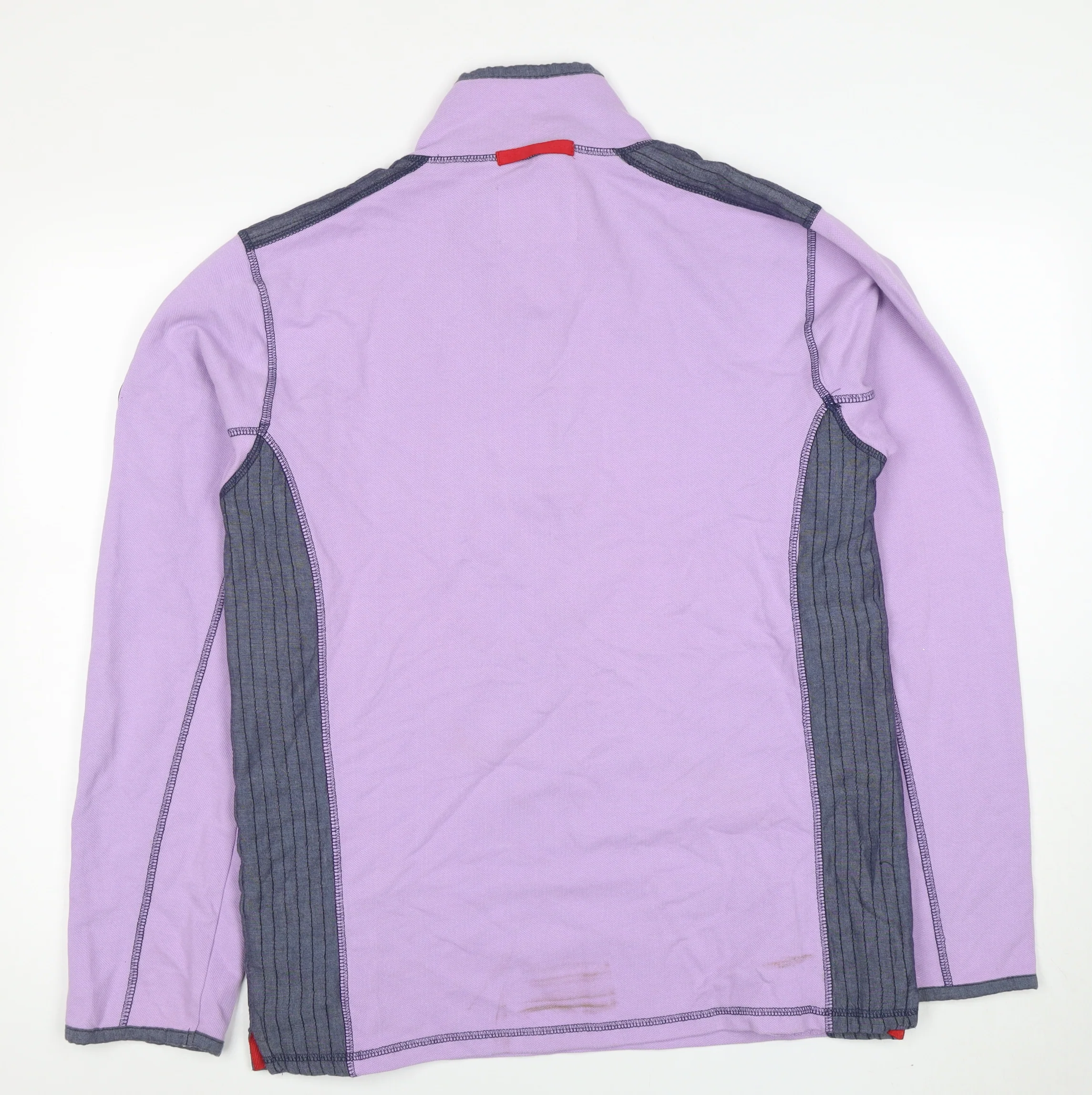 Joe Browns Men's Purple 1/2 Zip Cotton Sweatshirt Medium - Image 3