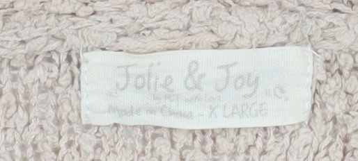 Jolie & Joy Womens Beige Chunky Knit Longline Cardigan XL - Image 4